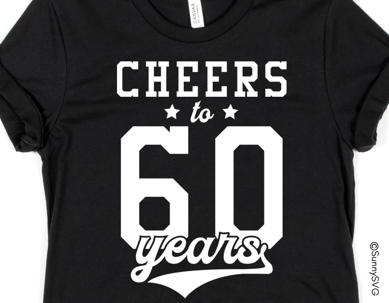 60th birthday svg free