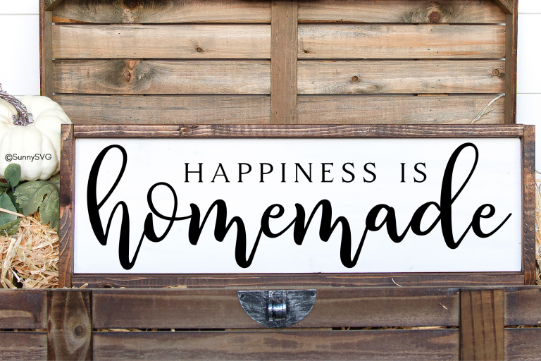 happiness is homemade svg free