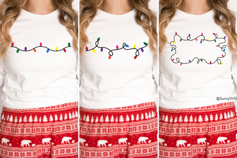 christmas light svg