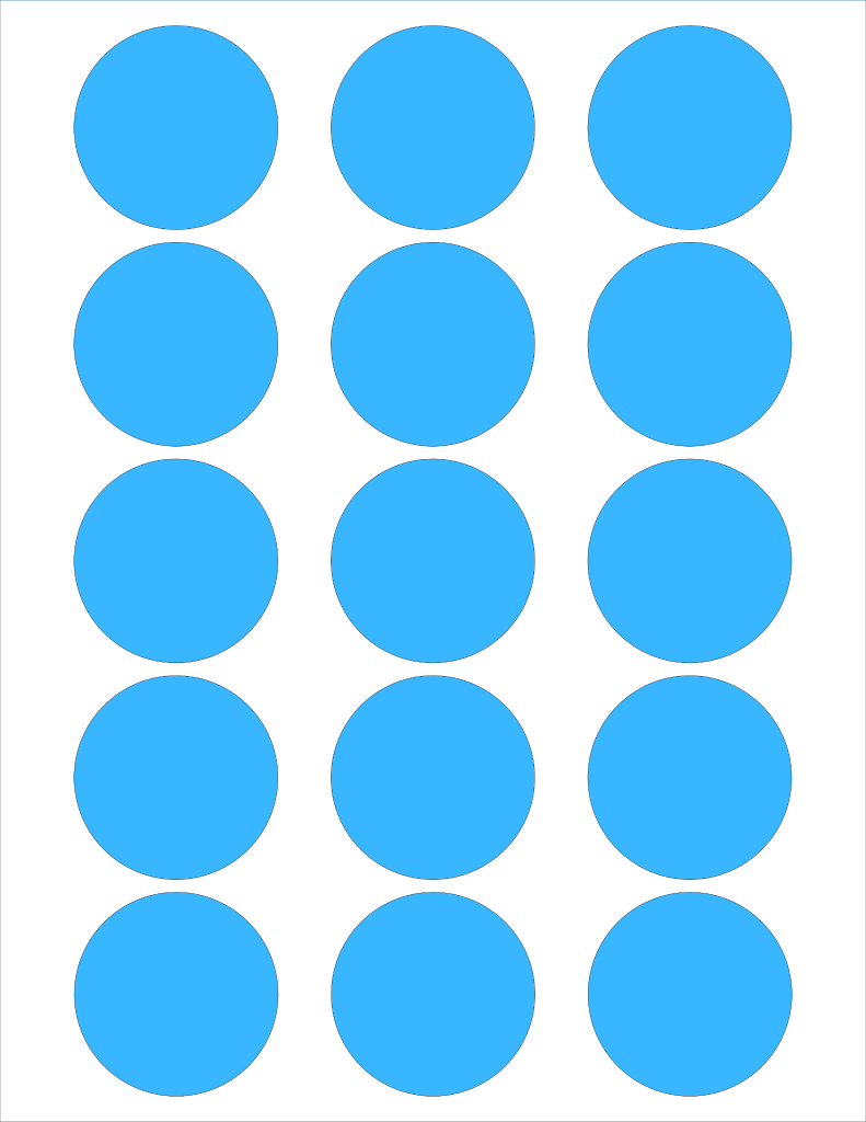Free Circle Templates Printable - 2 inch - Sunny SVG