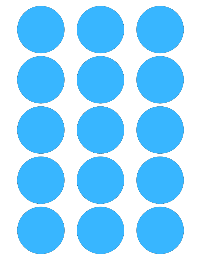 Free Circle Templates Printable - 2 inch - Sunny SVG