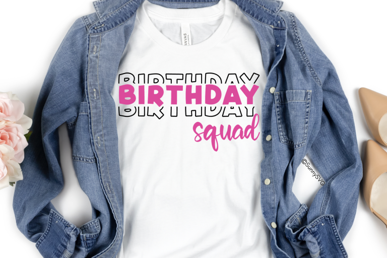 birthday squad svg free