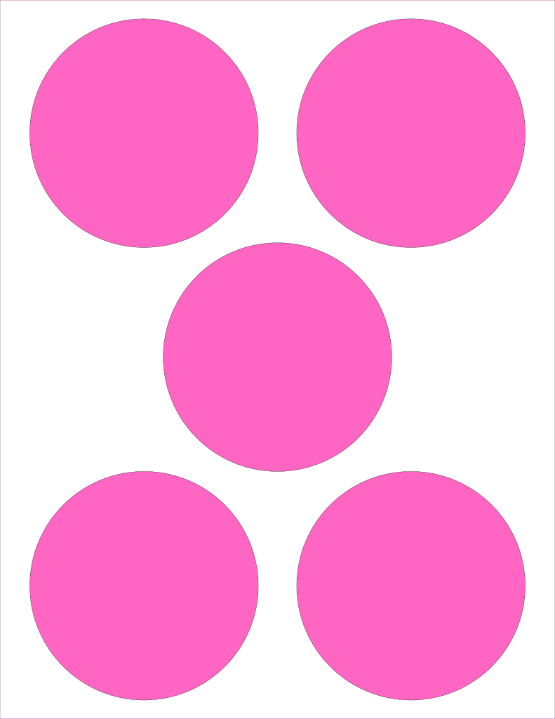 Free Circle Templates Printable - 3.5 inch - Sunny SVG