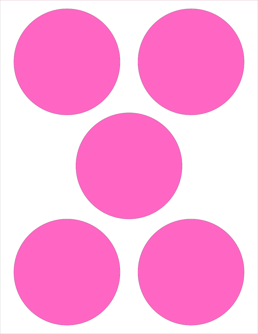 Free Circle Templates Printable - 3.5 inch - Sunny SVG
