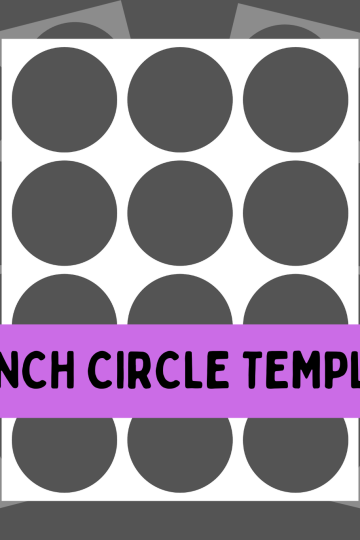 free circle templates printable