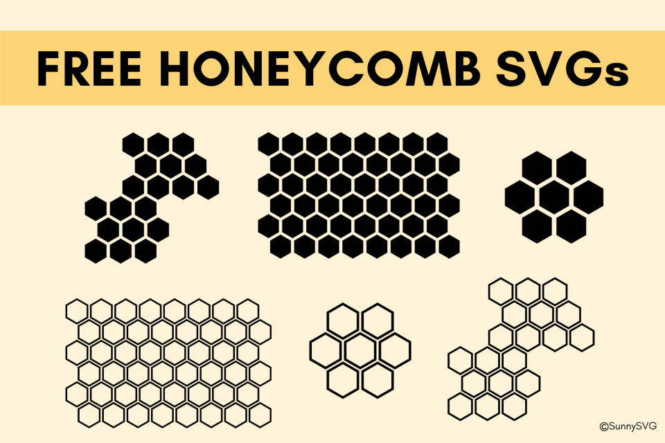 Free Honeycomb SVG - Sunny SVG