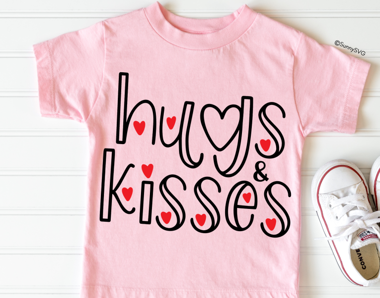 hugs and kisses svg