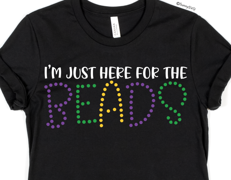 mardi gras beads svg