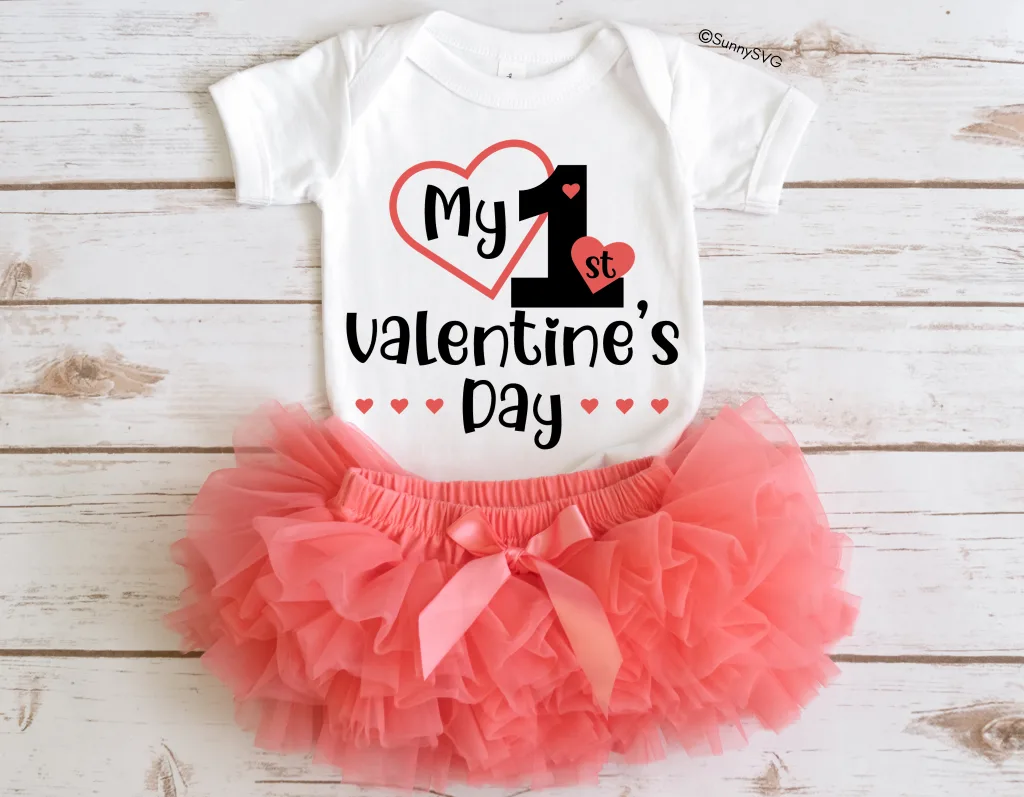 My First Valentines Day Svg