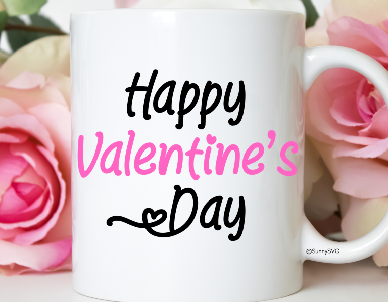happy valentines day svg