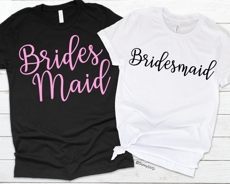 bridesmaid svg
