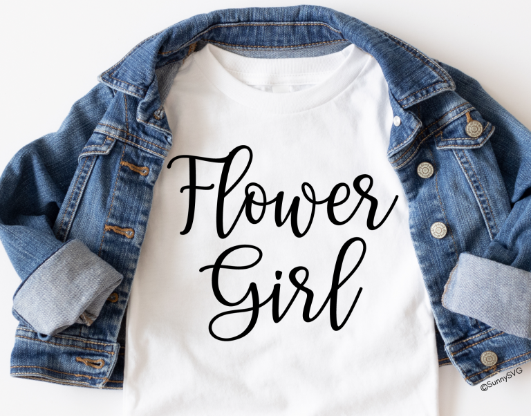 flower girl svg free