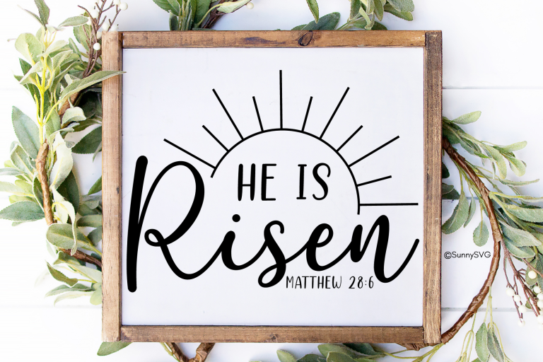 he is risen svg