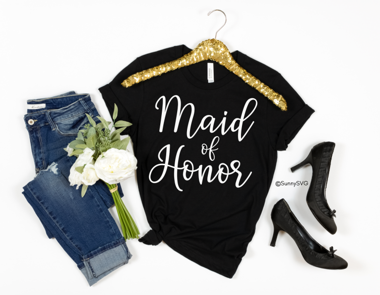 maid of honor svg