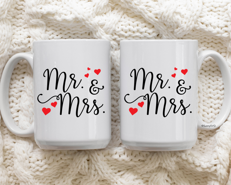 mr. and mrs. svg free