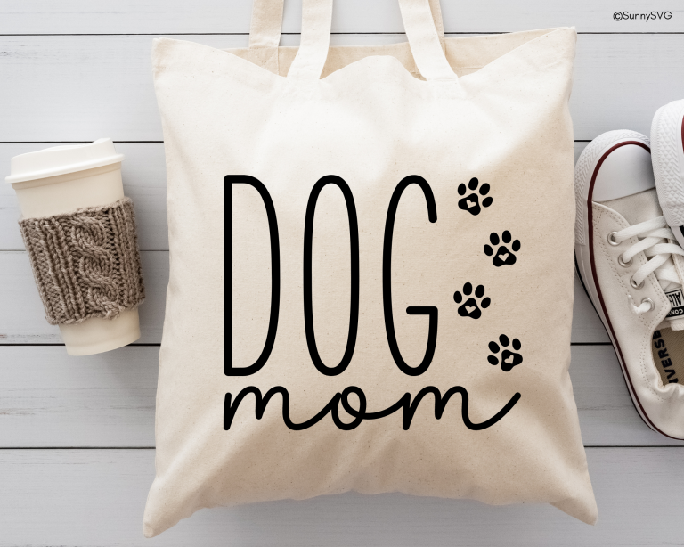cricut dog mom svg